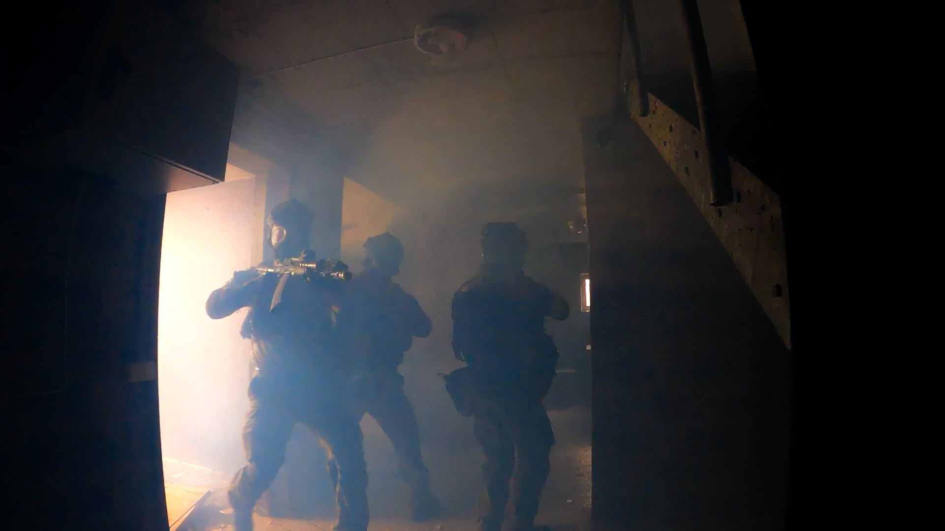 Försvarsmakten i övning på STA MOUT. Foto: Försvarsmakten. 