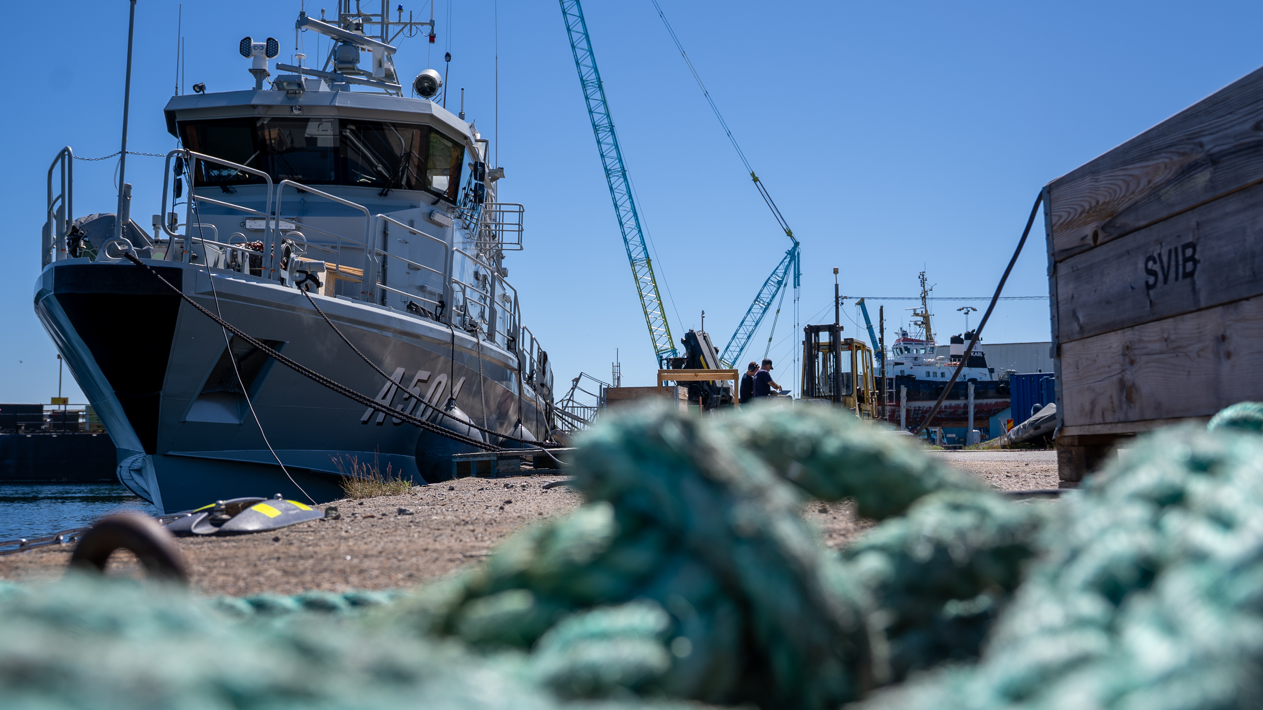 Skolfartyget Argo (A504) är ett av fem fartyg som nu genomgår en omfattande uppgradering för att kunna fortsätta utbilda Försvarsmaktens besättningar.