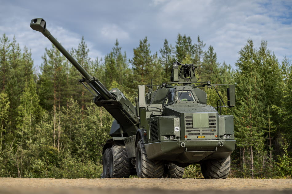Archer är ett svenskt artillerisystem med hög eldhastighet och lång räckvidd. Foto: Försvarsmakten