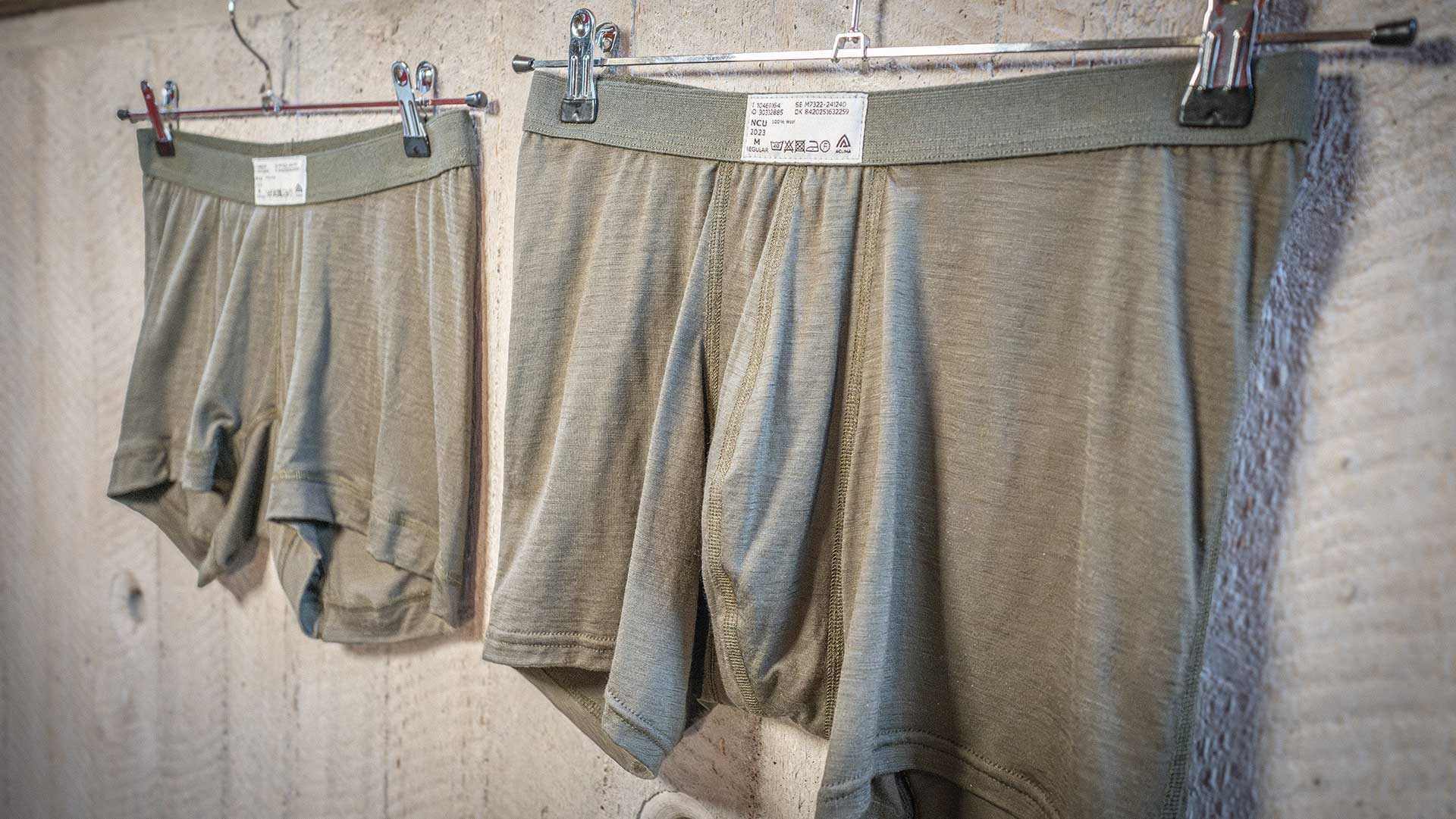 Underkläder i merinoull – Trosa 24 och Kalsong 24.