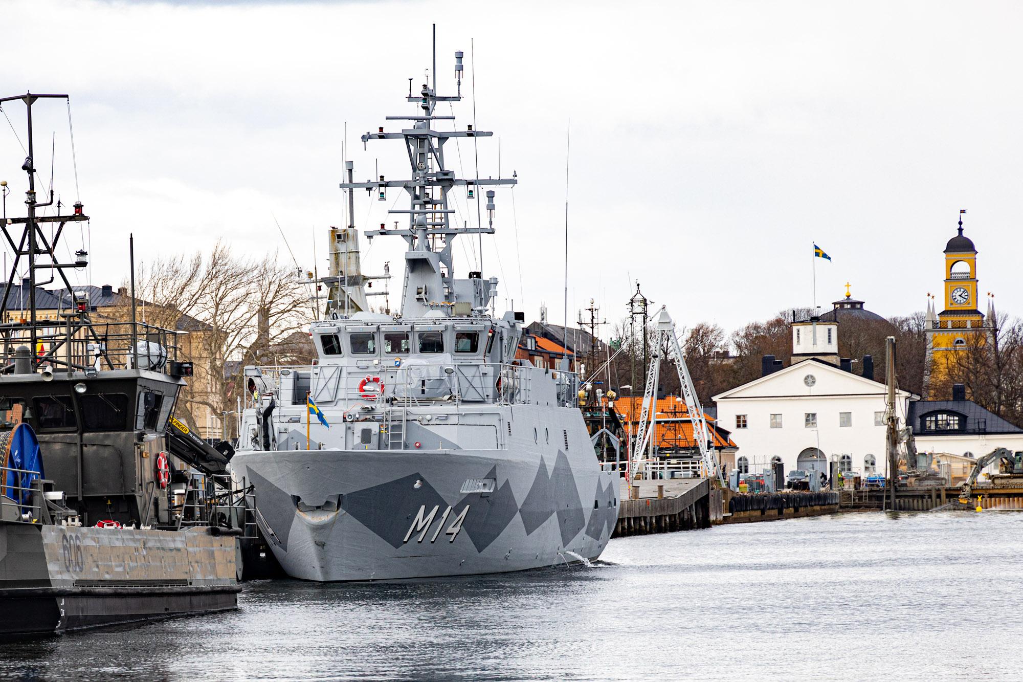 HMS Sturkö. Foto: Försvarsmakten