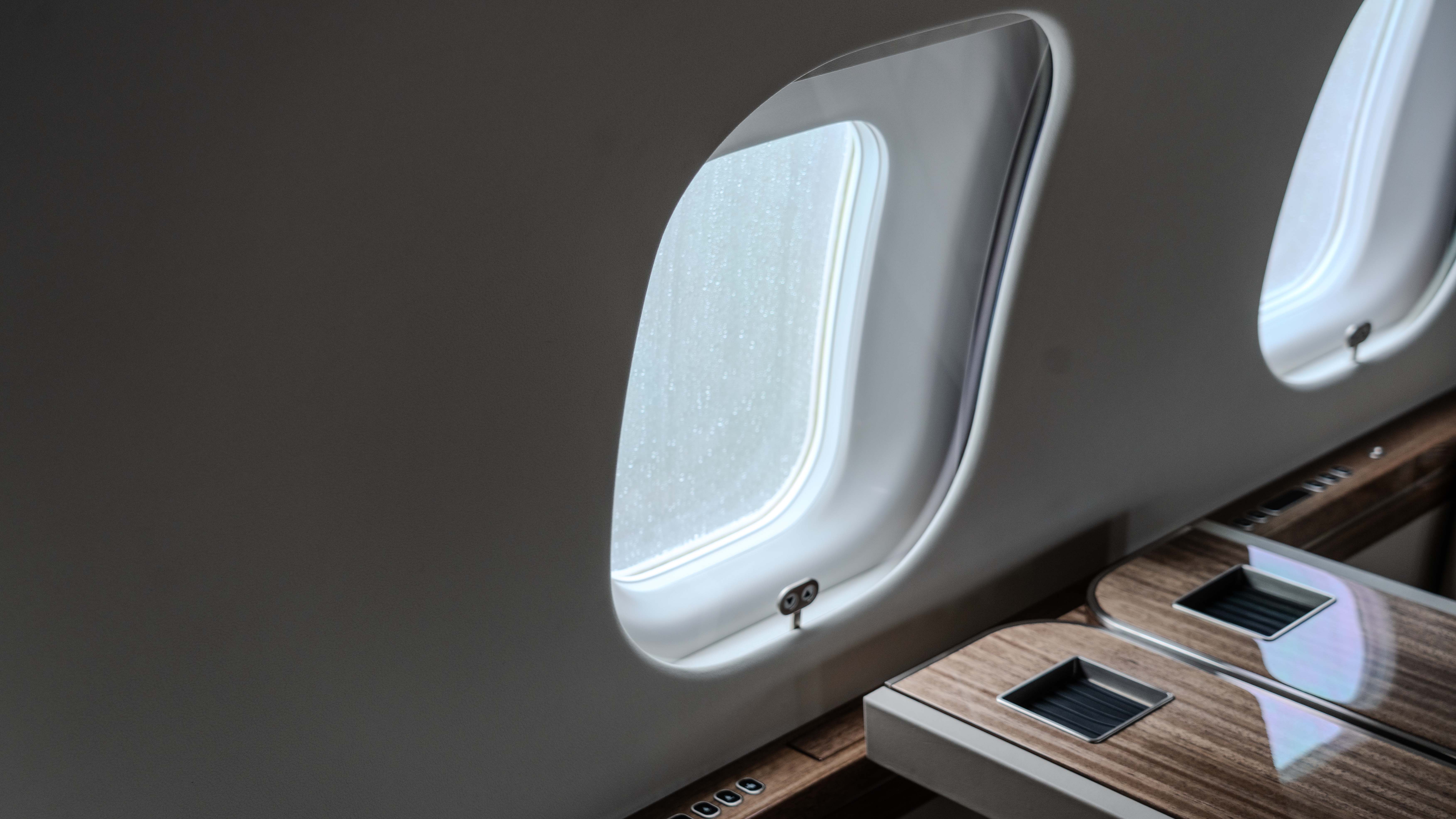 Kabin i nya statsflyget TP 106. Foto: FMV
