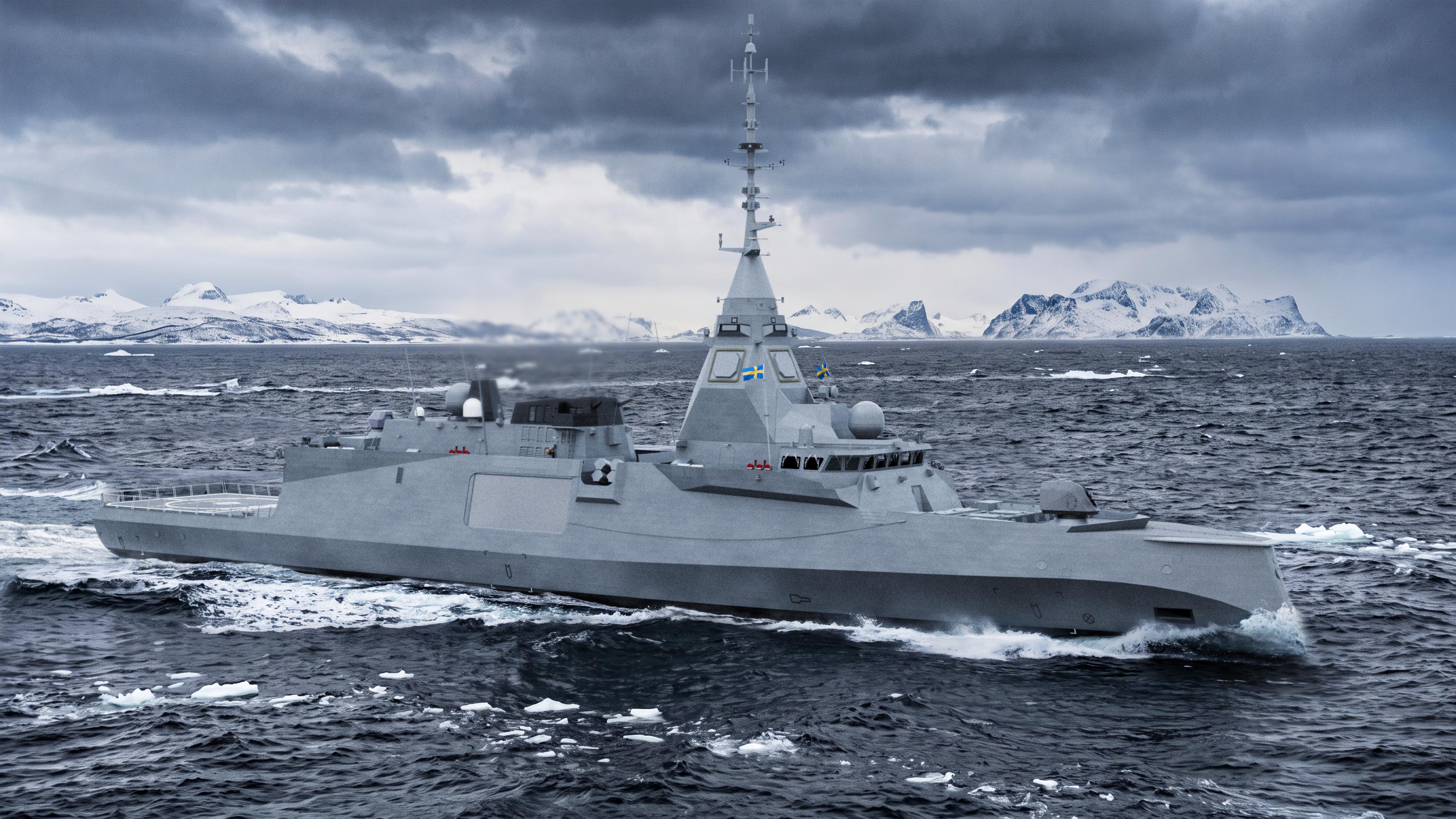 Luftvärn och ubåtsjakt är två bärande förmågor för de nya fregatterna. Foto: Naval Group