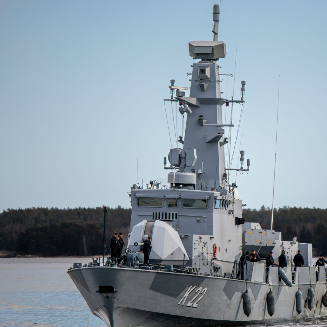 HMS Gävle. Foto: Maja Hansson/Försvarsmakten