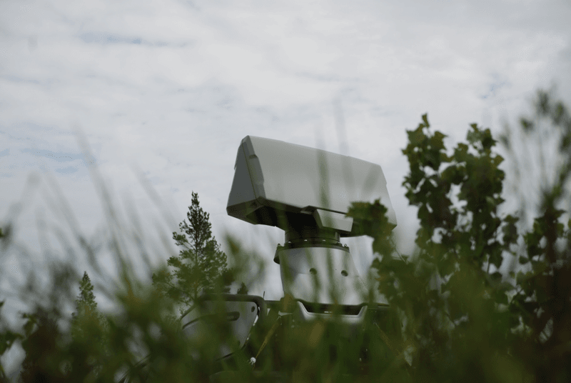 Giraffe 1X-radar. Foto: Saab