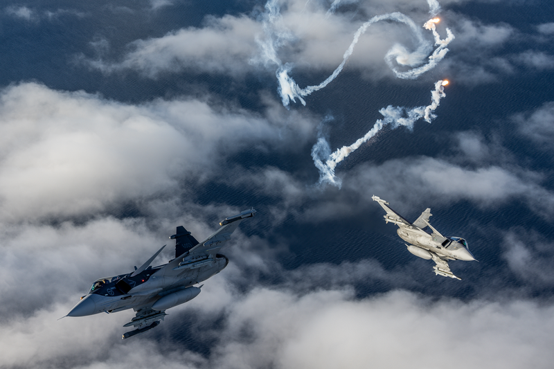 JAS 39 E och C. Foto: Saab/Per Kustvik