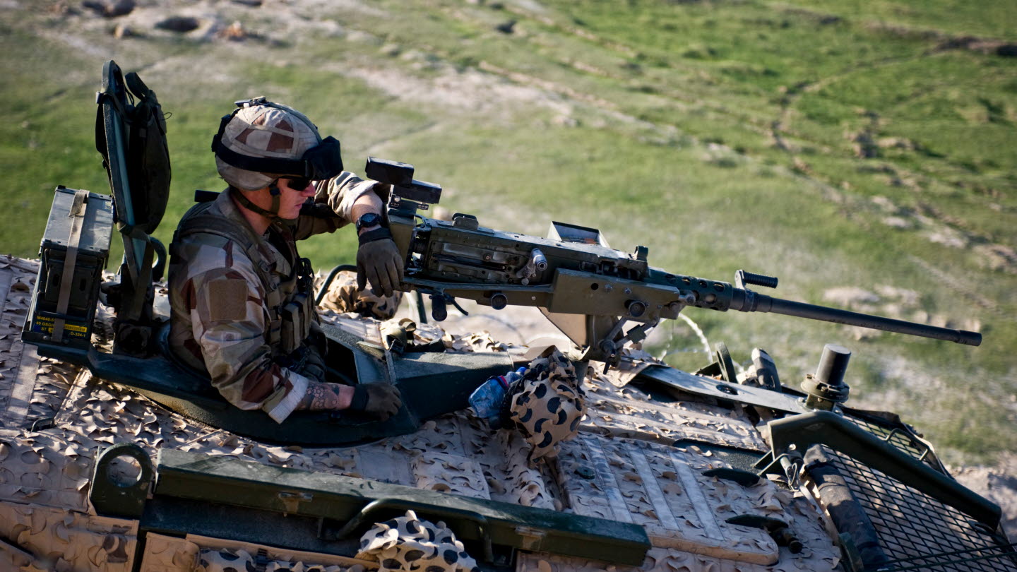 Kulspruta 88 (KSP 88). Foto: Anna Norén / Försvarsmakten