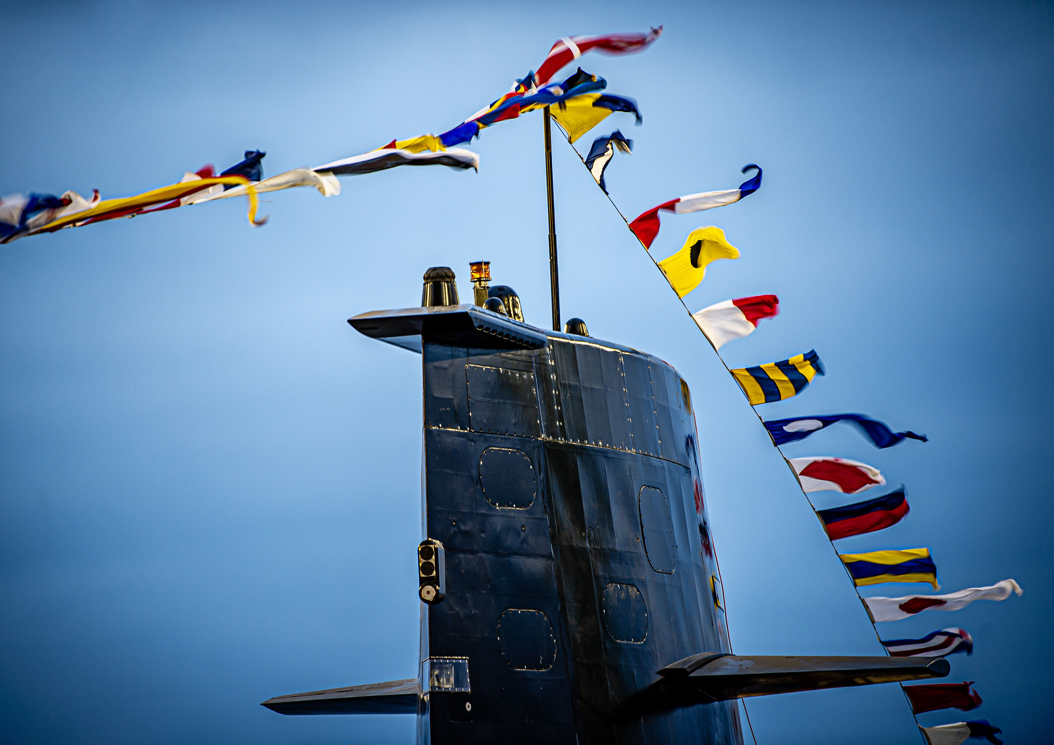 HMS Halland är den tredje och sista ubåten i Gotlands-klassen som uppgraderats med nya förmågor. Foto: Saab