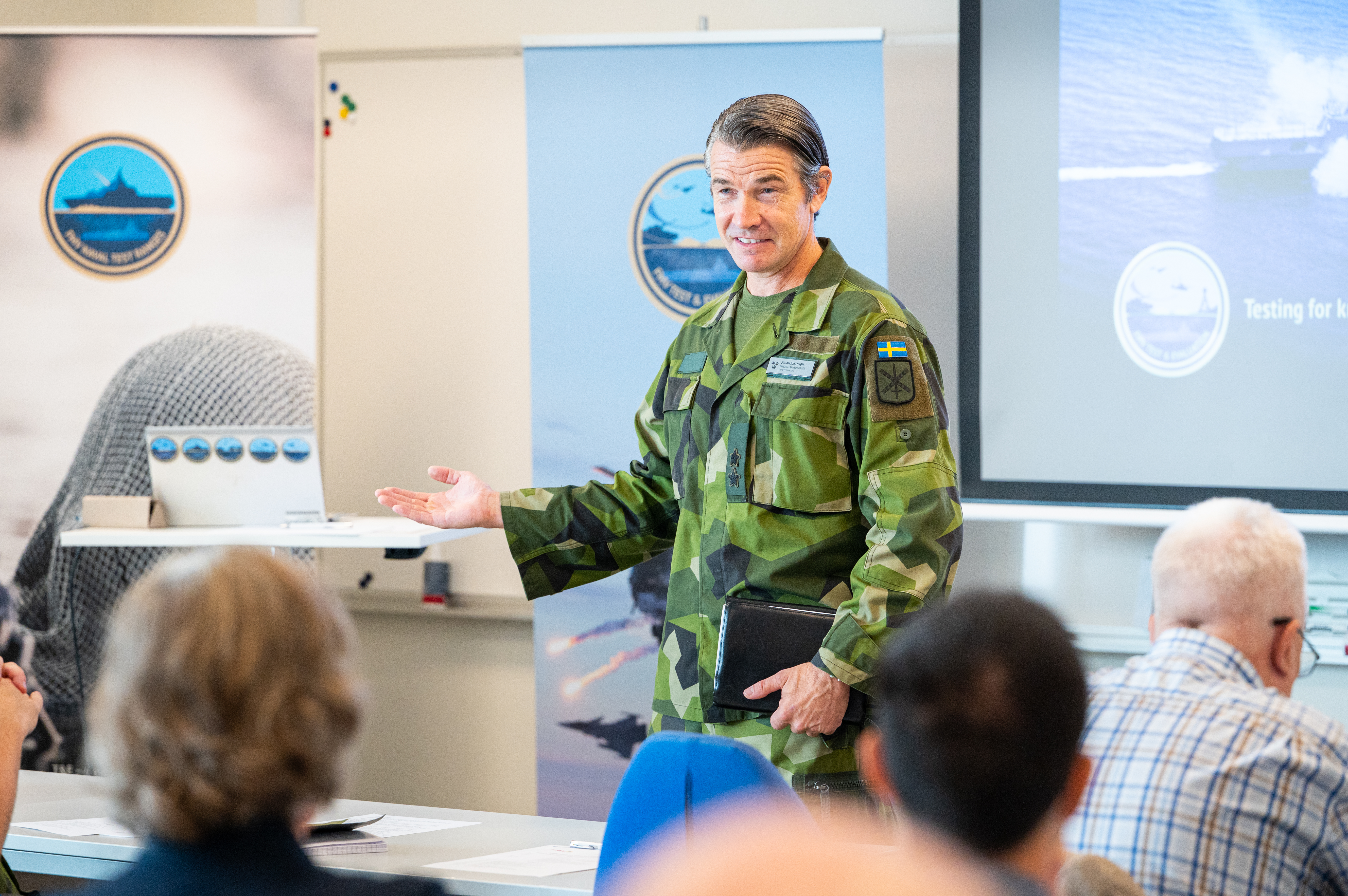 Johan Axelsson, ställföreträdande chef för operationsledningen vid Försvarsmakten