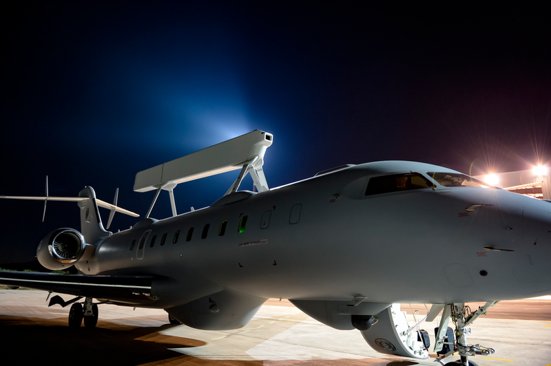 GlobalEye flyg från Saab