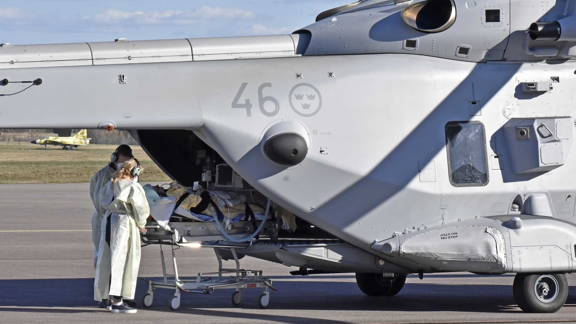 Avlastning från helikopter