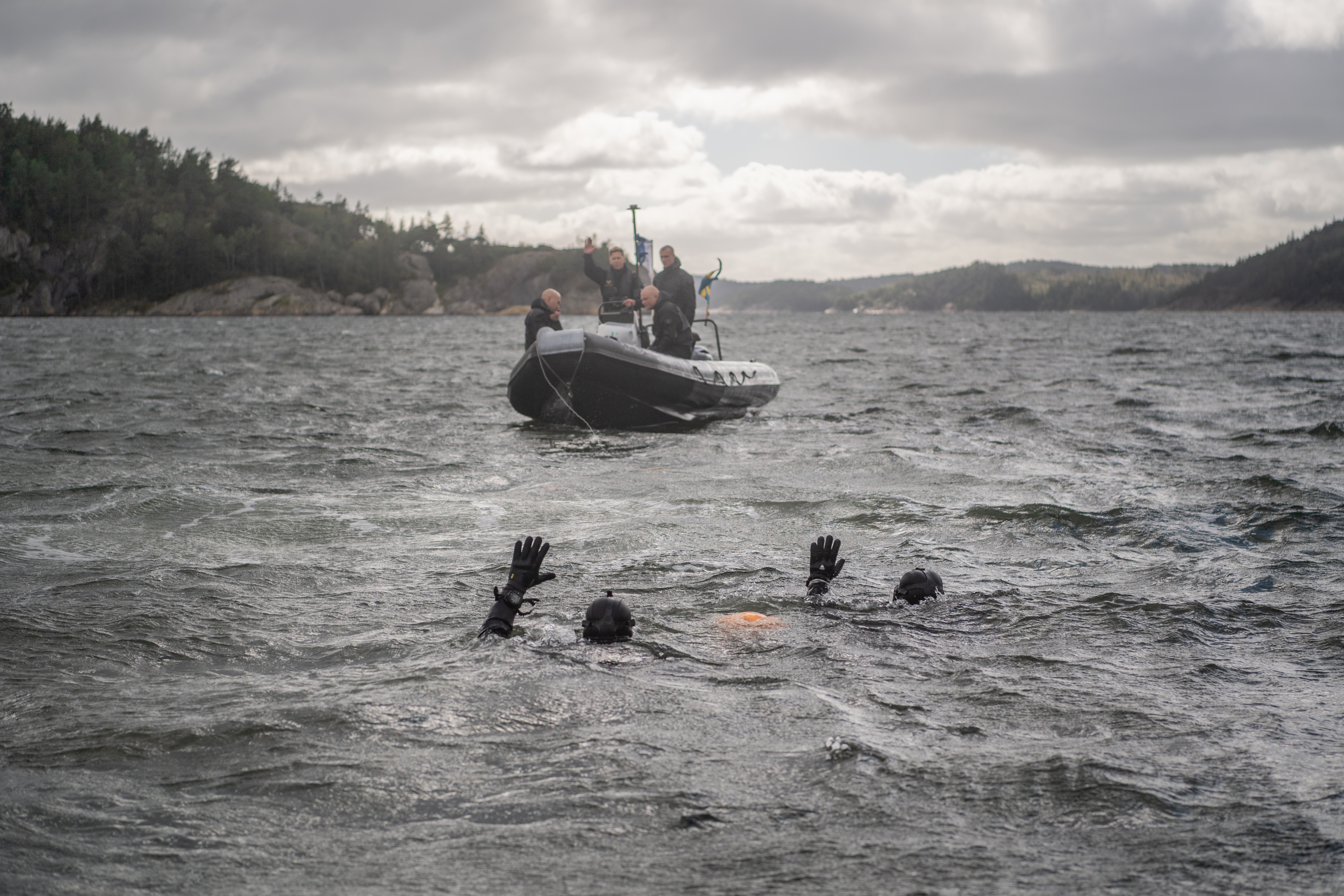 Röjdykarutbildning.