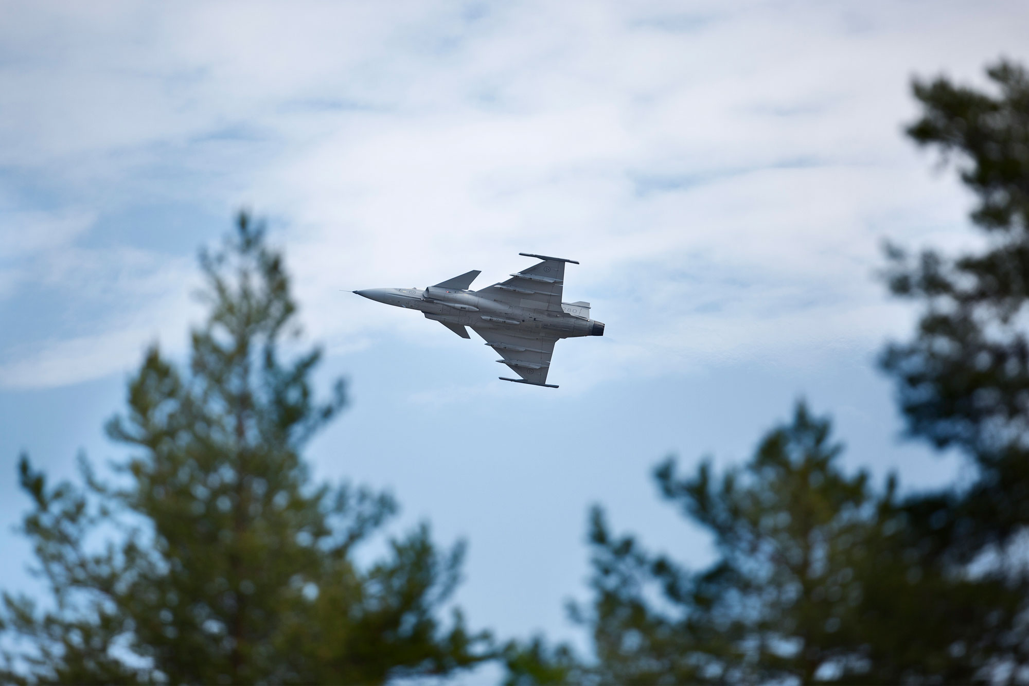 JAS 39 Gripen i luften