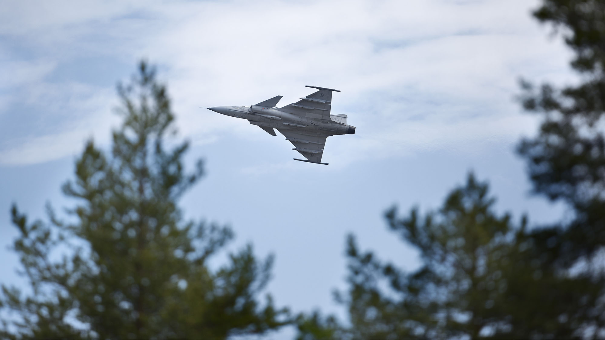 Jas 39 Gripen. Foto: Tina Skiöld, FMV