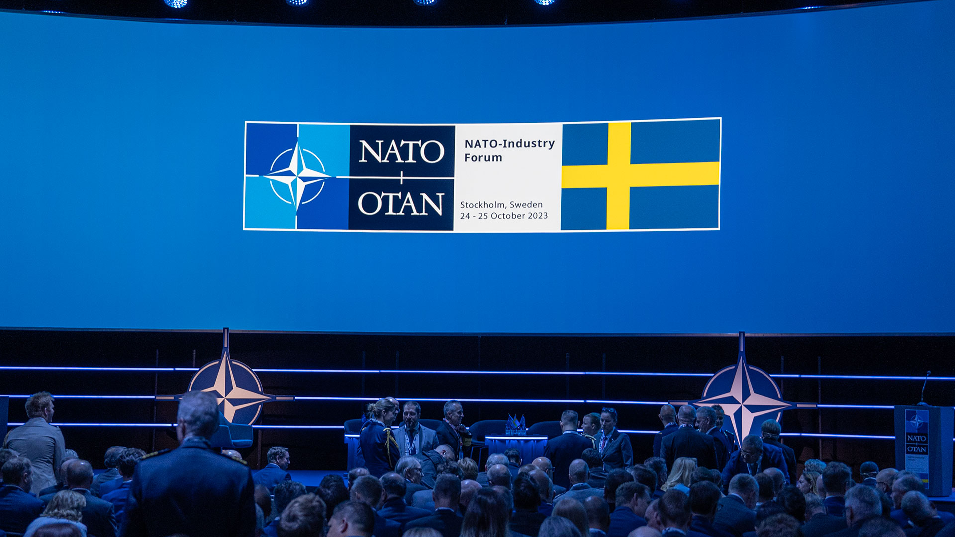Nato-Industry Forum 24-25  oktober i Stockholm.