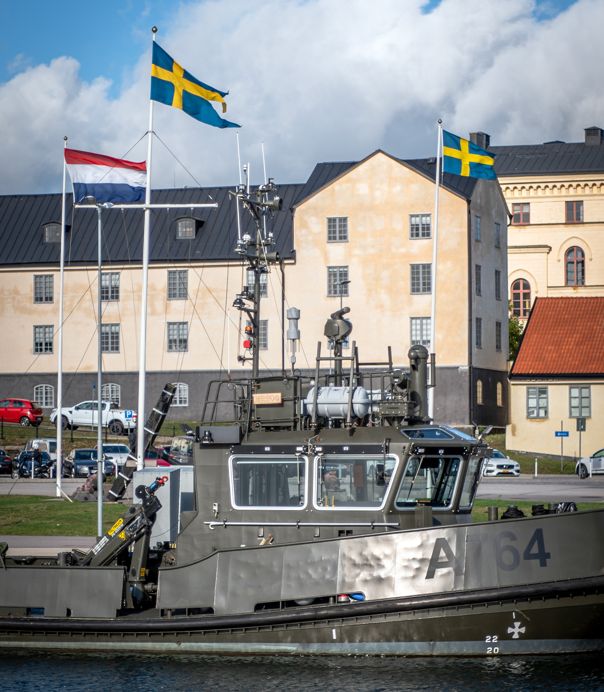Hamnbogserare. Foto: Carolina Lorentzson/Försvarsmakten