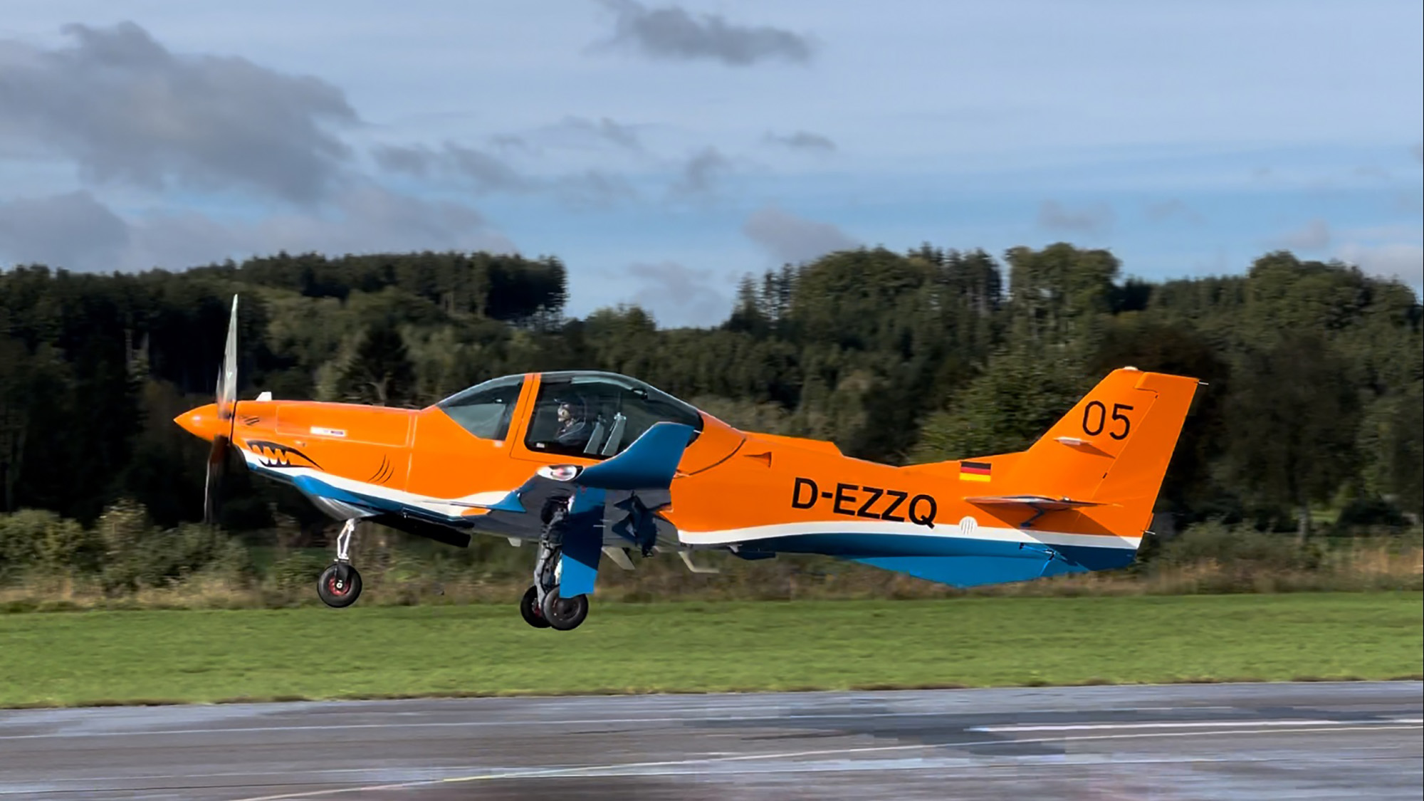 Skolflygplan. Foto: Grob Aircraft 