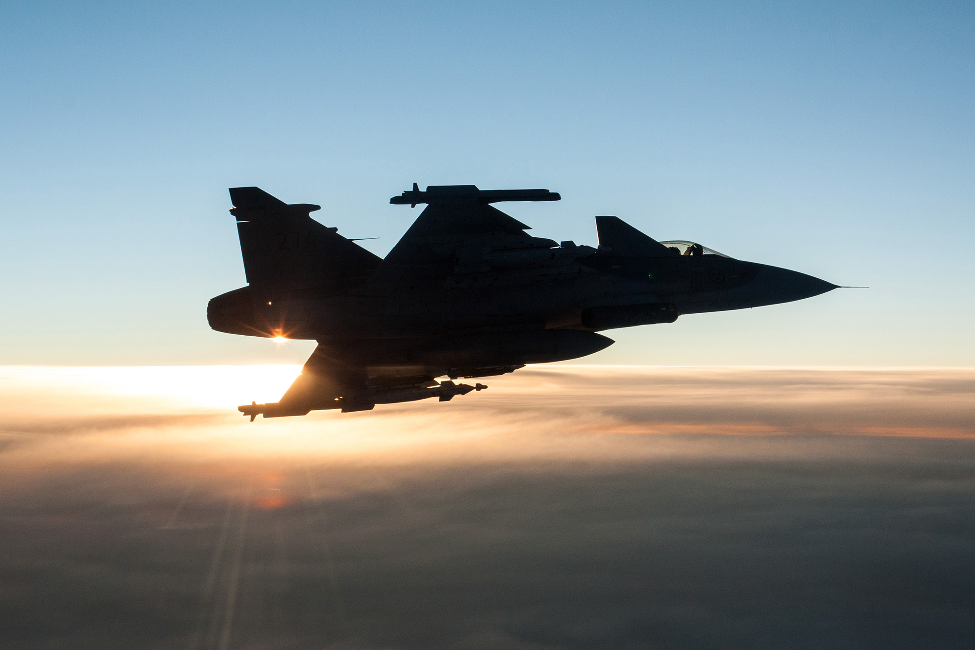 Gripen. Foto: Pia Ericson/FMV