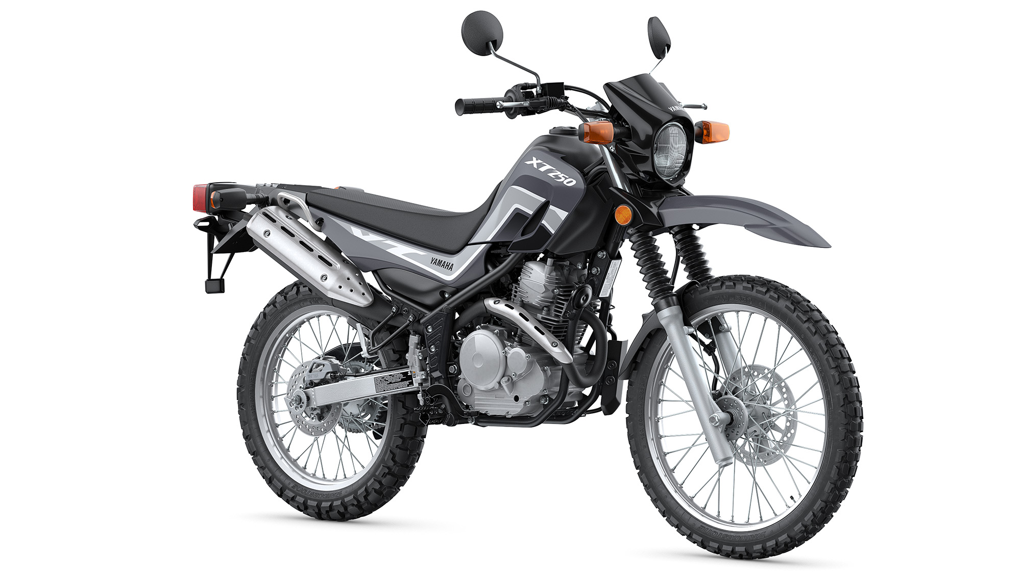 Yamaha XT 250 (Obs! Ej rätt färgsättning). Foto: Yamaha