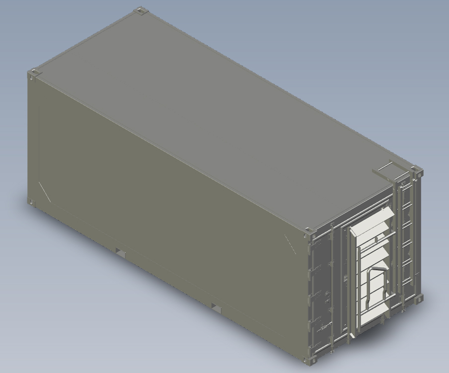 Satsförvaringscontainern. Illustration: Specialist Services LLC