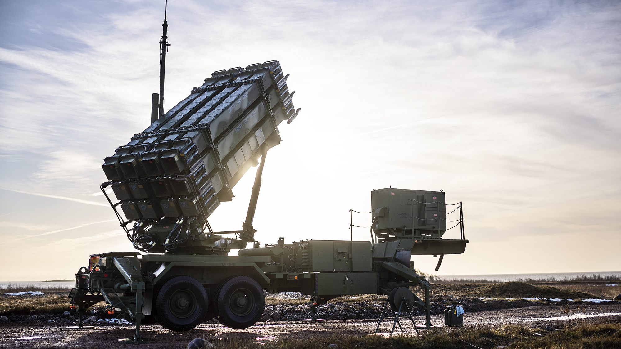 Luftvärnssystem 103 - Patriot. Foto: Bezav Mahmod, Försvarsmakten